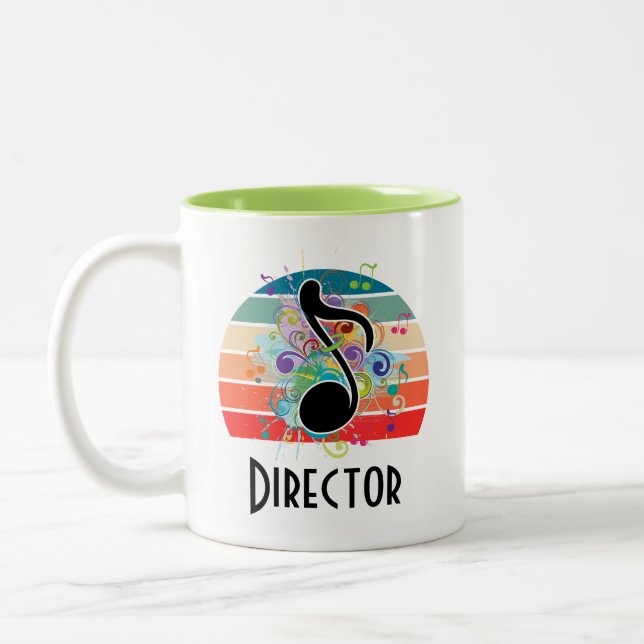 Chordirektor Band-Director Zweifarbige Tasse (Links)