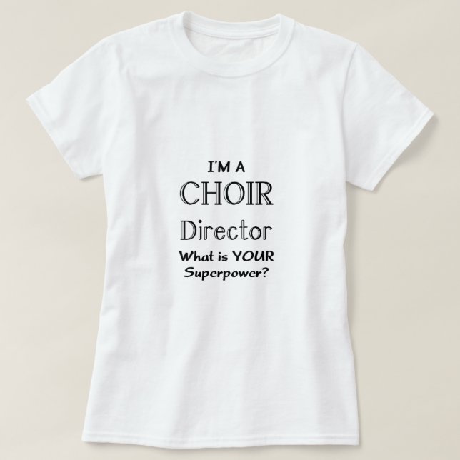 Chordirektor T-Shirt (Design vorne)