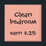 Chore Rewards für Kinder Magnet<br><div class="desc">Was für eine tolle Art, Ihr Kind an die Aufgaben zu erinnern, die es für jeden Tag oder während der Woche zu erledigen hat. Passen Sie Ihre Formulierung an. E-Mail paula@labellarue.com , wenn Sie Farbänderungen benötigen. Karo in den La Bella Rue Shop für weitere Farben!</div>