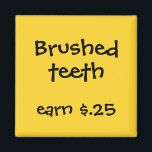 Chore Rewards für Kinder Magnet<br><div class="desc">Was für eine tolle Art, Ihr Kind an die Aufgaben zu erinnern, die es für jeden Tag oder während der Woche zu erledigen hat. Passen Sie Ihre Formulierung an. E-Mail paula@labellarue.com , wenn Sie Farbänderungen benötigen. Karo in den La Bella Rue Shop für weitere Farben!</div>