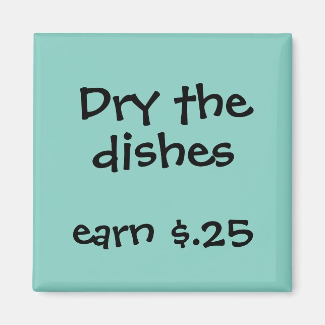 Chore Rewards für Kinder Magnet (Vorne)