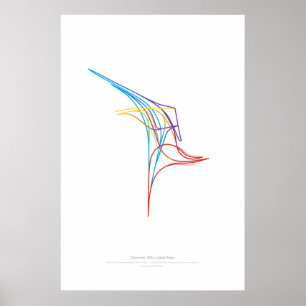 Choreografie des Austauschs: Cincinnati, OH, USA Poster