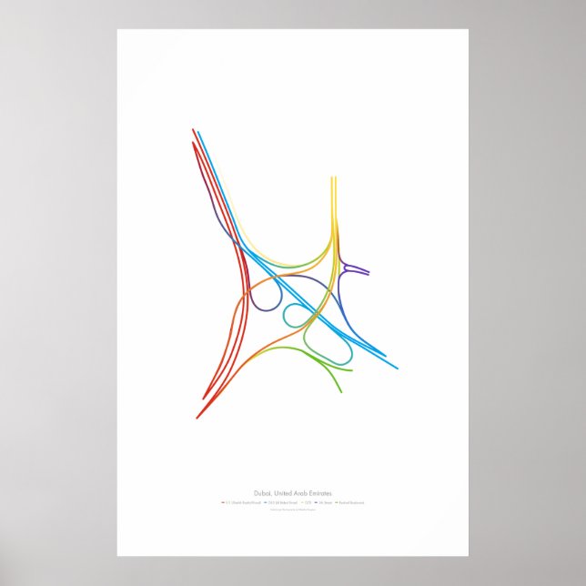 Choreografie des Austauschs: Dubai, VAE 1 Poster (Vorne)