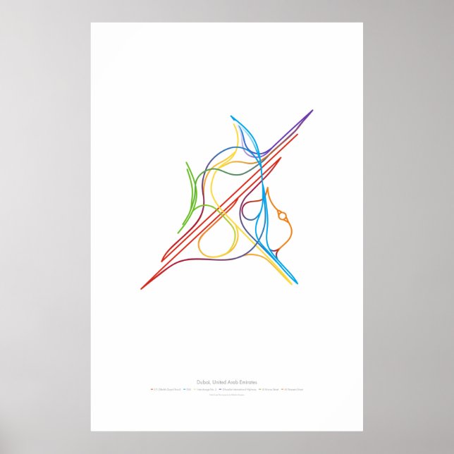 Choreografie des Austauschs: Dubai, VAE 2 Poster (Vorne)