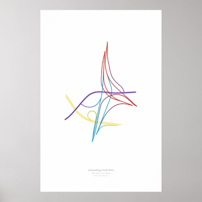 Choreografie des Austauschs: Johannesburg, S. Afri Poster (Vorne)