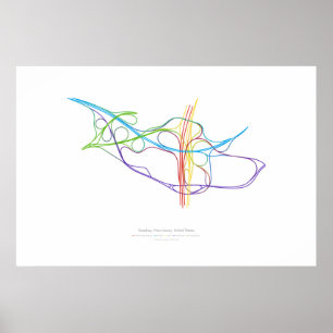 Choreografie des Austauschs: Keasbey, NJ, US v2 Poster