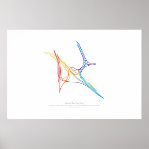 Choreografie des Austauschs: Kowloon Bay, Hongkong Poster