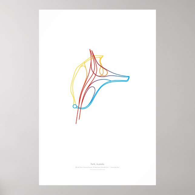 Choreografie des Austauschs: Perth, Australien 2 Poster (Vorne)