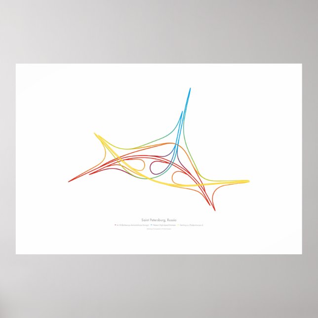 Choreografie des Austauschs: Sankt Petersburg, Rus Poster (Vorne)
