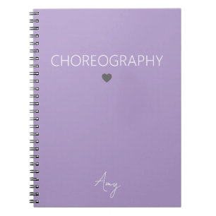 Choreografie-Notizbuch, Choreografie-Journal, Tanz Notizblock