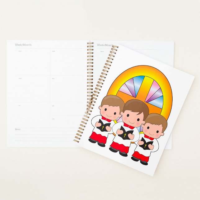 Chorjungen singen in Christlicher Gottesanbetung d Planer (Von Creator hochgeladen)