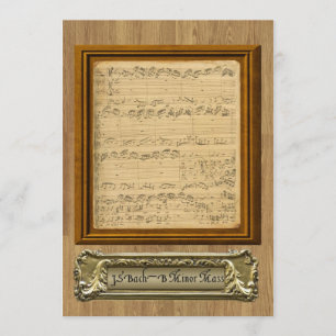 Chorkonzert-Einladung Einladung