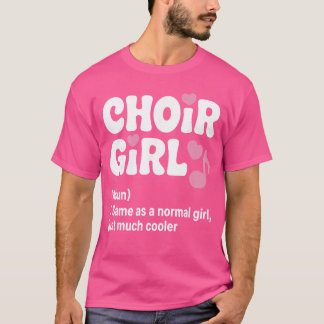 Chorkunst für Mädchen Frauenchor Singen Chor Show T-Shirt