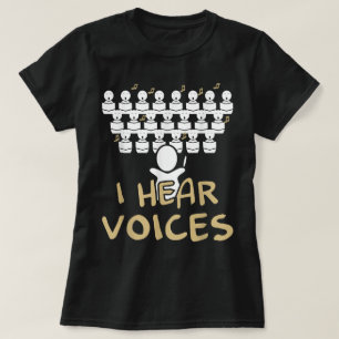 Chorlehrer Ich höre Stimmen Funny Chorister T-Shir T-Shirt