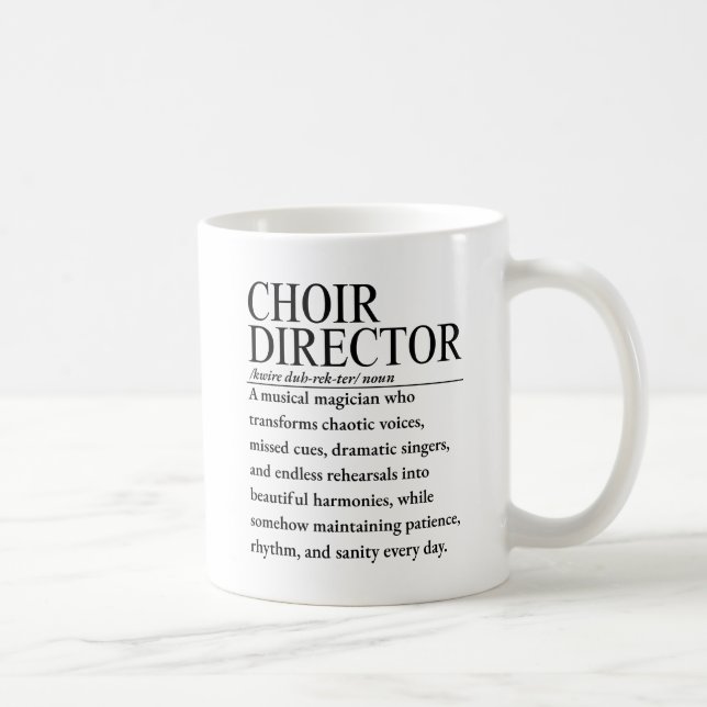 Chorleiter Kaffeetasse (Rechts)