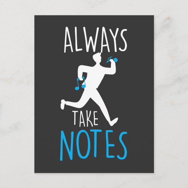 Chorsängerin Musical Orchestra Lover Postkarte (Vorderseite)