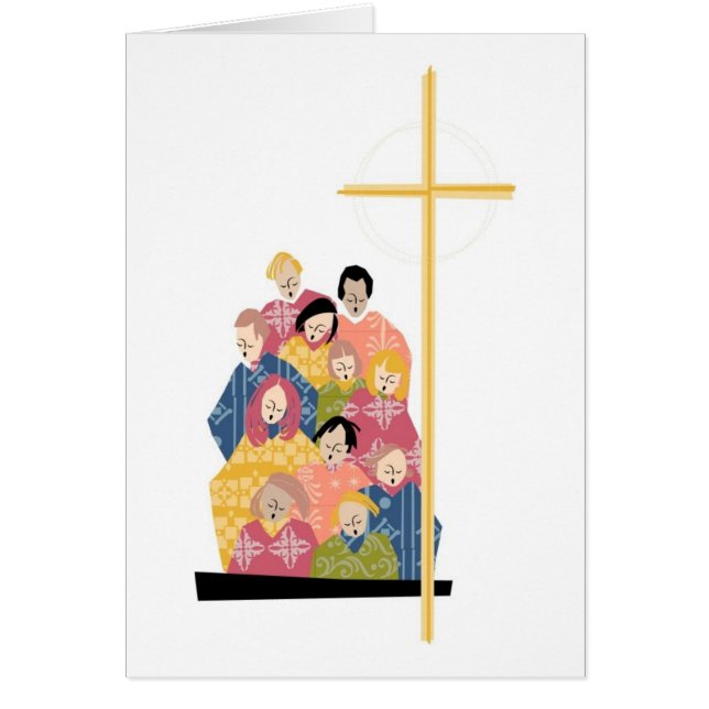 Chortraining in farbenfrohen Gewändern (Vorne)