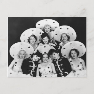 Chorus Girls Group Postcard - 1706461.jpg Postkarte