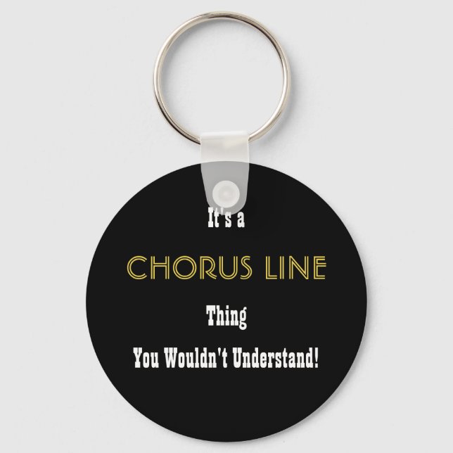 Chorus Line Schlüsselanhänger (Vorderseite)