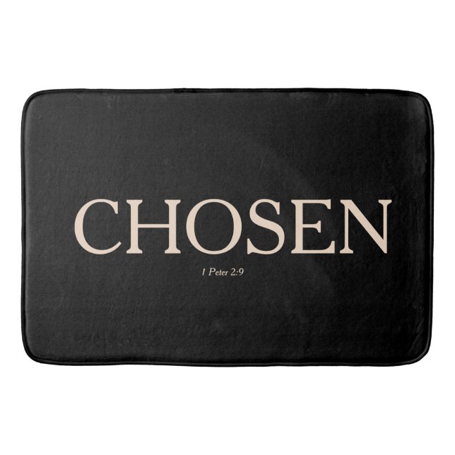 "CHOSEN" Bath Mat Badematte (Vorderseite)