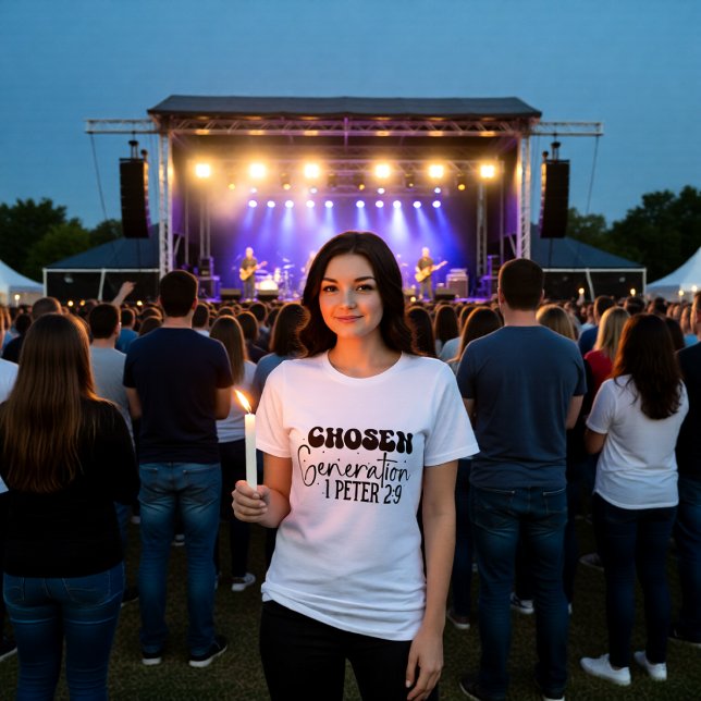 Chosen Generation 1 Peter 2:9 Affirmation Tri-Blend Shirt (Von Creator hochgeladen)