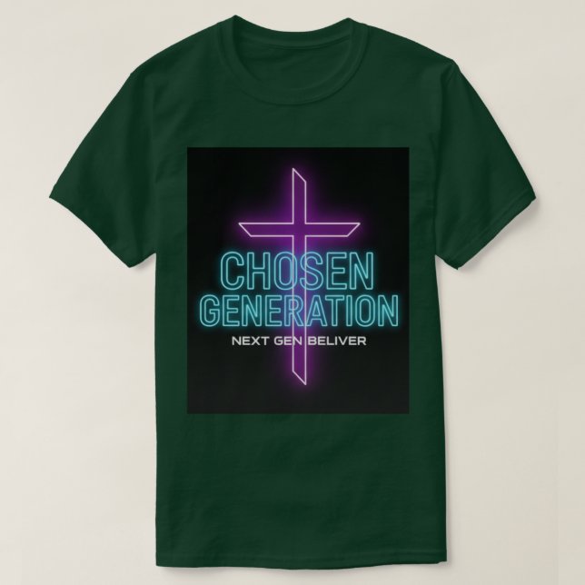 Chosen Generation Christliches Herren T-Shirt (Design vorne)