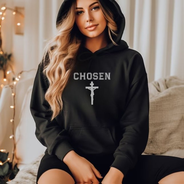 Chosen Hoodie Christlich Sweatshirt Faith Based (Von Creator hochgeladen)