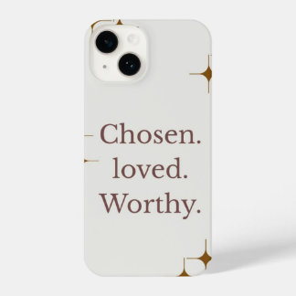 "Chosen Loved Worthy" IPhone 14 Handycase iPhone 14 Hülle