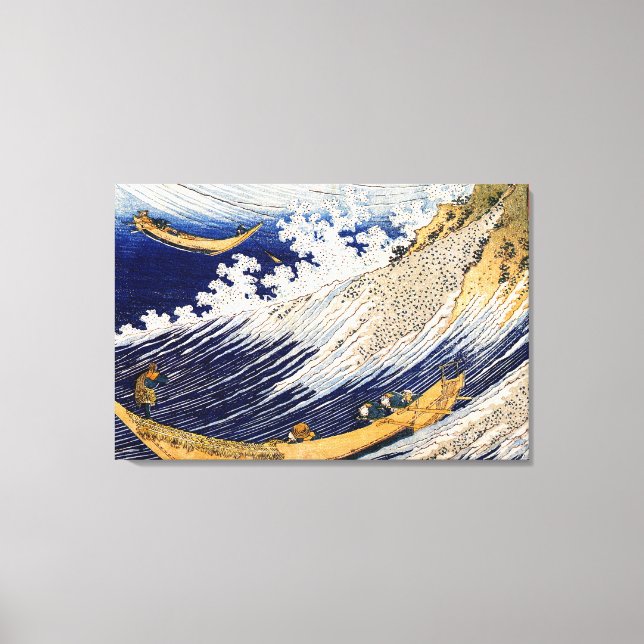 Choshi in der Provinz Simosa von Hokusai Leinwanddruck (Vorderseite)