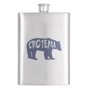 Choteau Montana Bear Flachmann