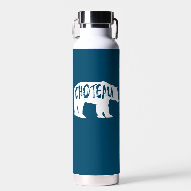 Choteau Montana Bear Trinkflasche (Vorne)