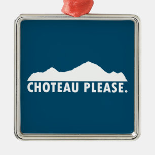 Choteau Montana Bitte Ornament Aus Metall
