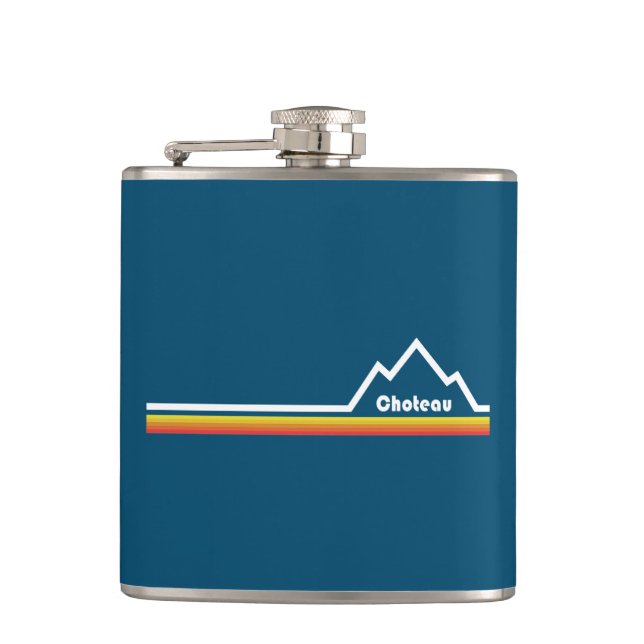 Choteau Montana Flachmann (Vorderseite)
