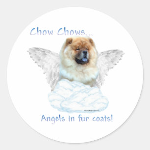 Chow Chow Angel - Aufkleber
