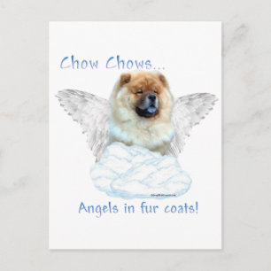 Chow Chow Angel Postkarte
