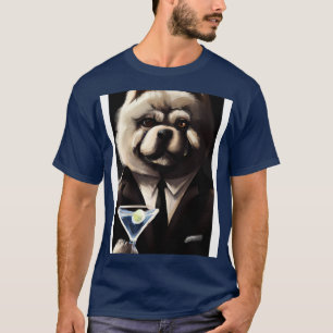 Chow Chow Anzug Martini 2 T-Shirt