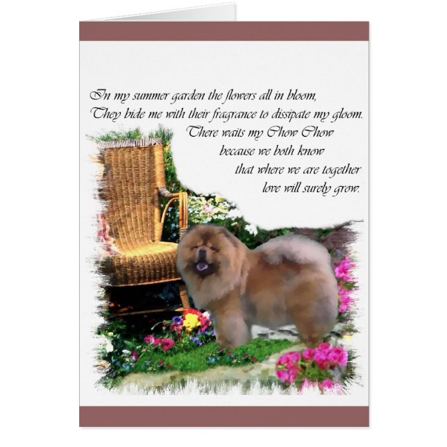 Chow Chow Art Geschenke (Vorne)