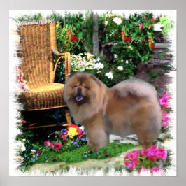 Chow Chow Art Geschenke Poster
