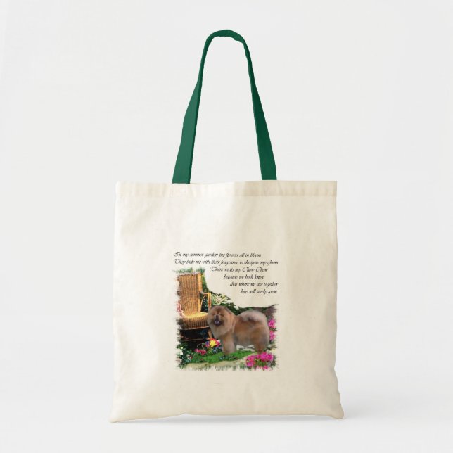 Chow Chow Art Geschenke Tragetasche (Vorne)