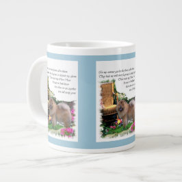 Chow Chow Art Summer Garden Jumbo-Tasse