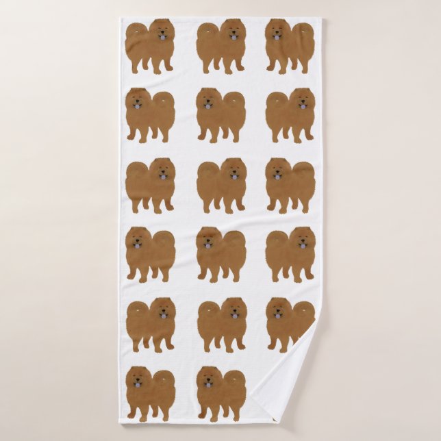 Chow Chow Bath Handtuch Badehandtuch (Badehandtuch)