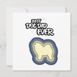 Chow Chow Blue Best Dog Vater je ich dich Karte