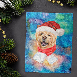 Chow Chow Breed Hund Weihnachten Puzzle
