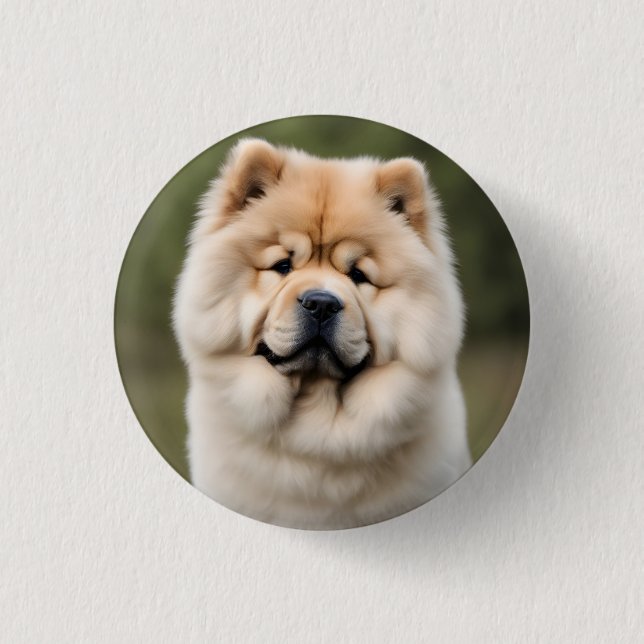 Chow Chow Button (Vorderseite)