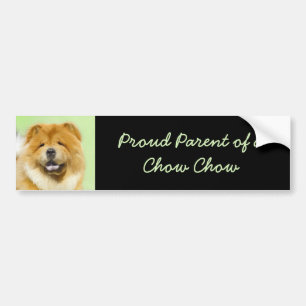 Chow Chow Cainting - Niedliche Original Hunde Art Autoaufkleber