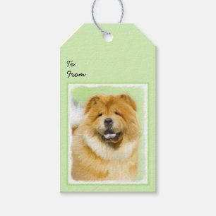 Chow Chow Cainting - Niedliche Original Hunde Art Geschenkanhänger