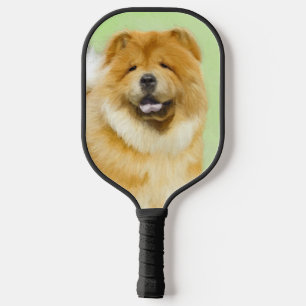 Chow Chow Cainting - Niedliche Original Hunde Art Pickleball Schläger
