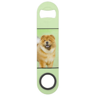 Chow Chow Cainting - Niedliche Original Hunde Art Speed Flaschenöffner