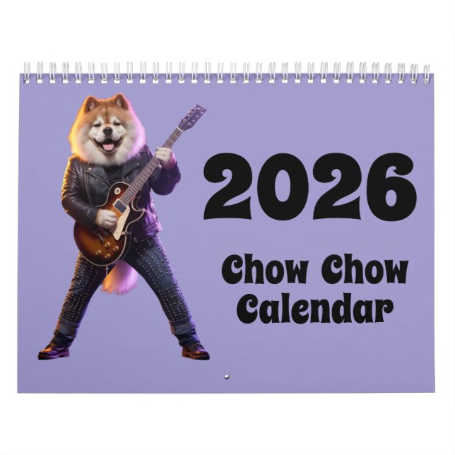 Chow Chow Calendar Kalender (Titelbild)