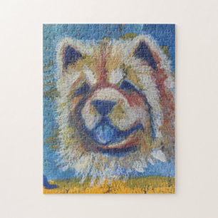 Chow Chow Chow Abstrakt Puzzle